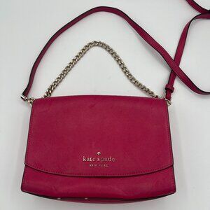 Kate Spade Pink Saffiano Leather Crossbody